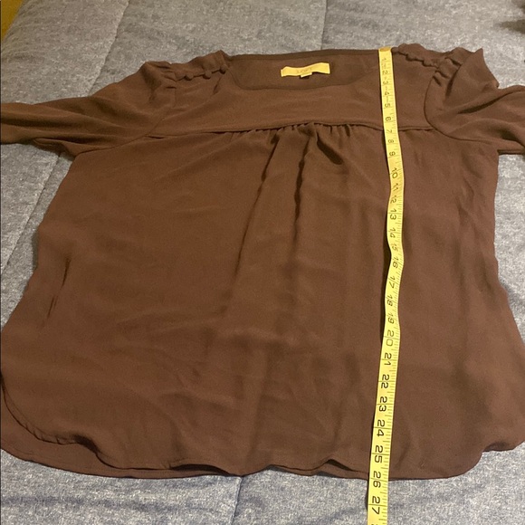 Purple Relaxed Long Sleeve Blouse - Picture 6 of 8